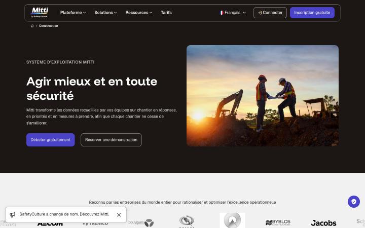 Aperçu du site de Mitti